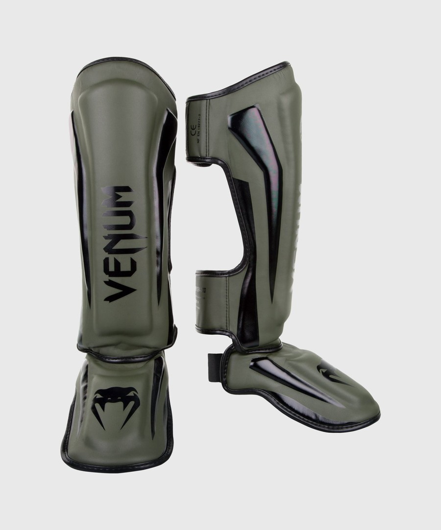 venum elite standup leggbeskyttere - khakisvart