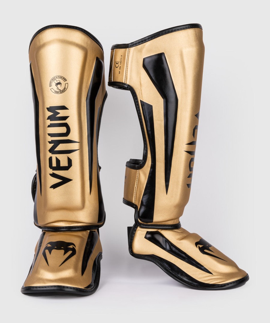 venum elite standup leggbeskyttere - gullsvart