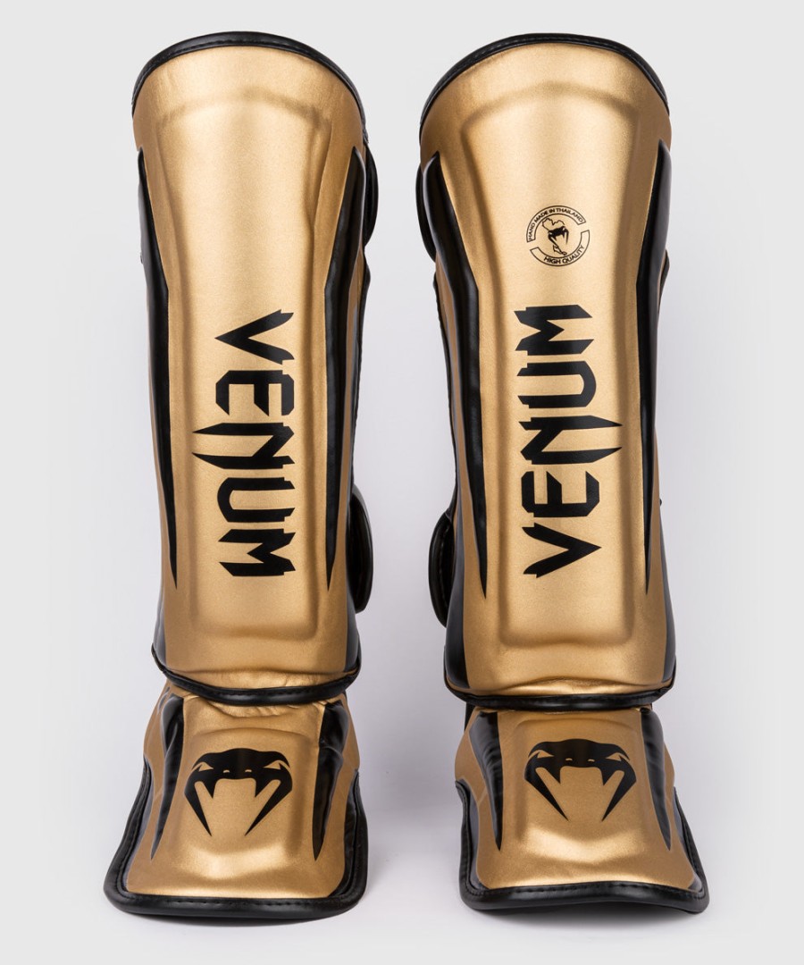 venum elite standup leggbeskyttere - gullsvart