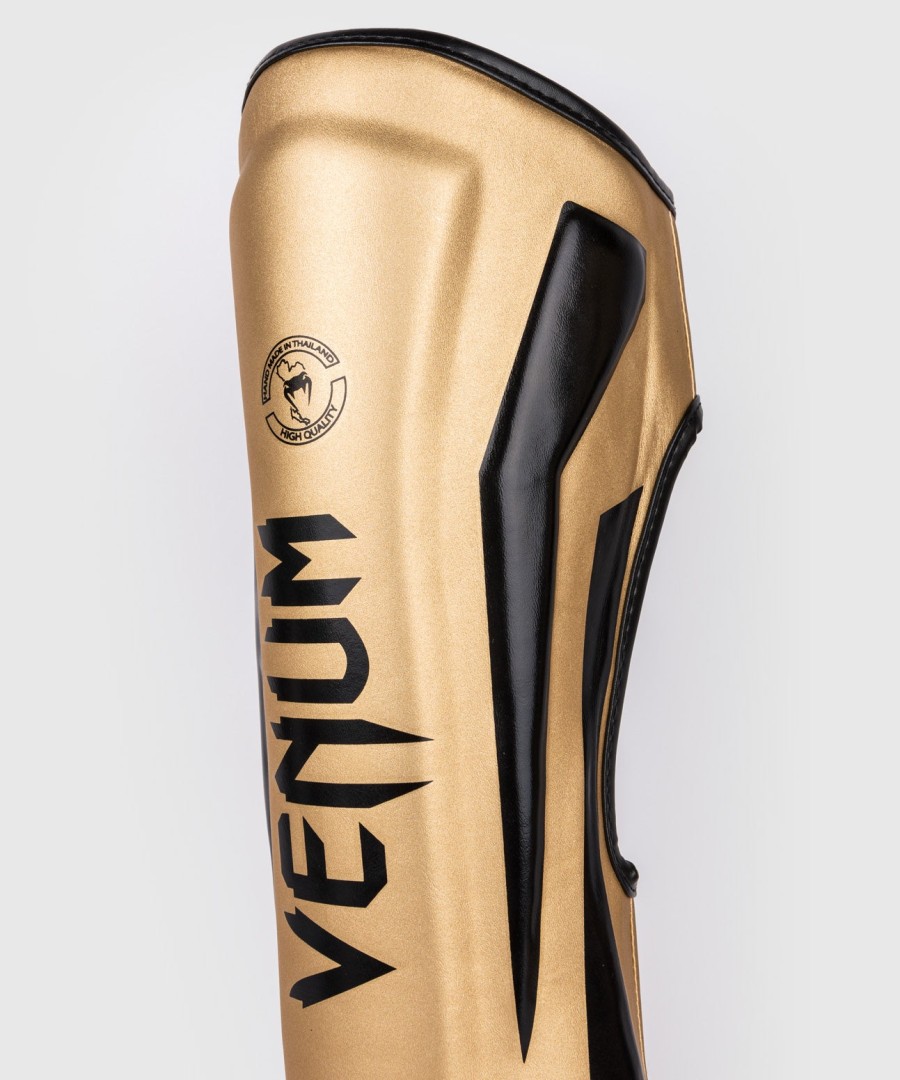 venum elite standup leggbeskyttere - gullsvart