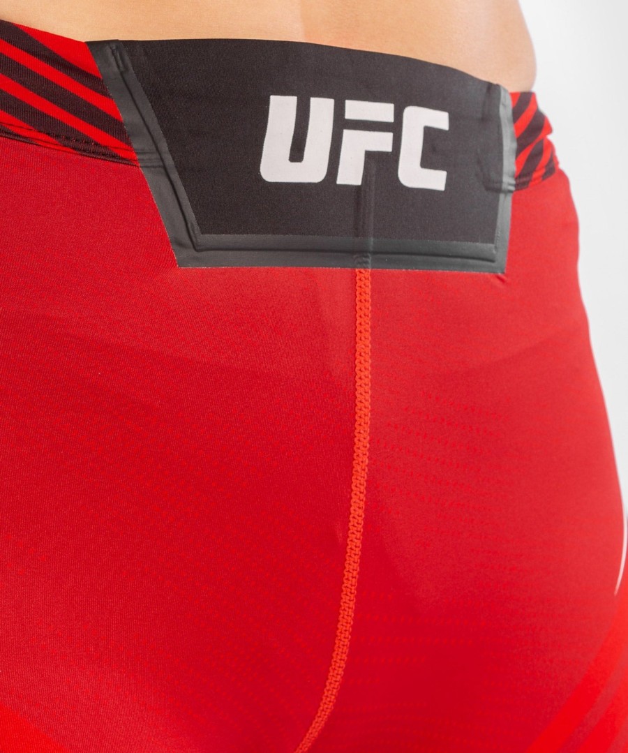 ufc venum authentic fight night dame vale tudo shorts - lang passform - rød
