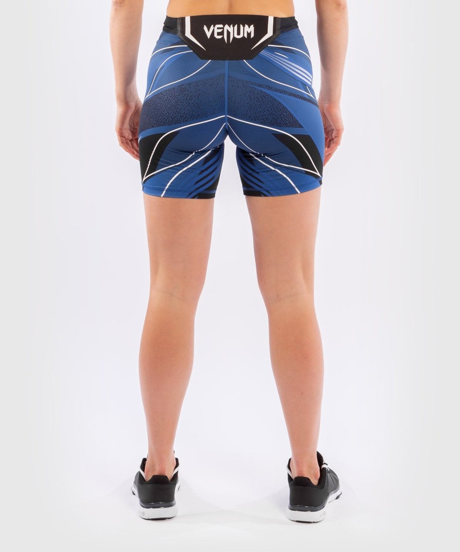 ufc venum authentic fight night dame vale tudo shorts - lang passform - blå