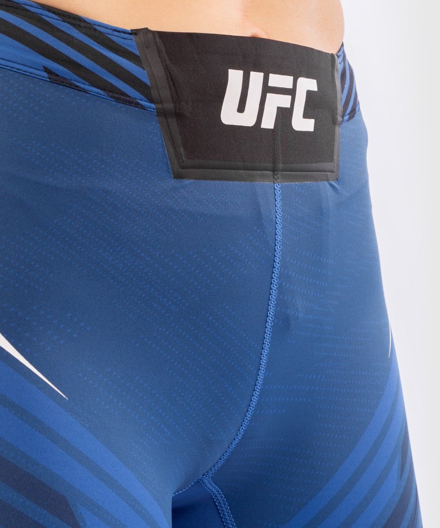 ufc venum authentic fight night dame vale tudo shorts - lang passform - blå