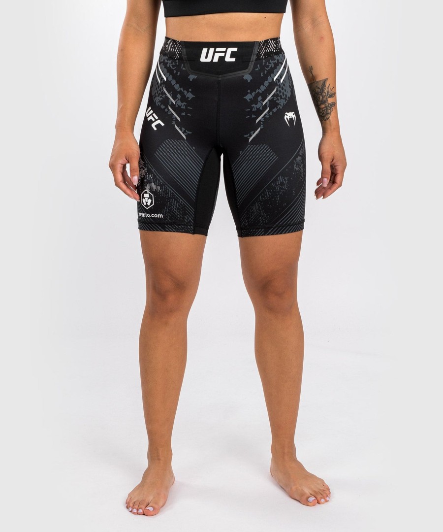 ufc adrenaline by venum authentic fight night dame vale tudo short - lang passform - svart