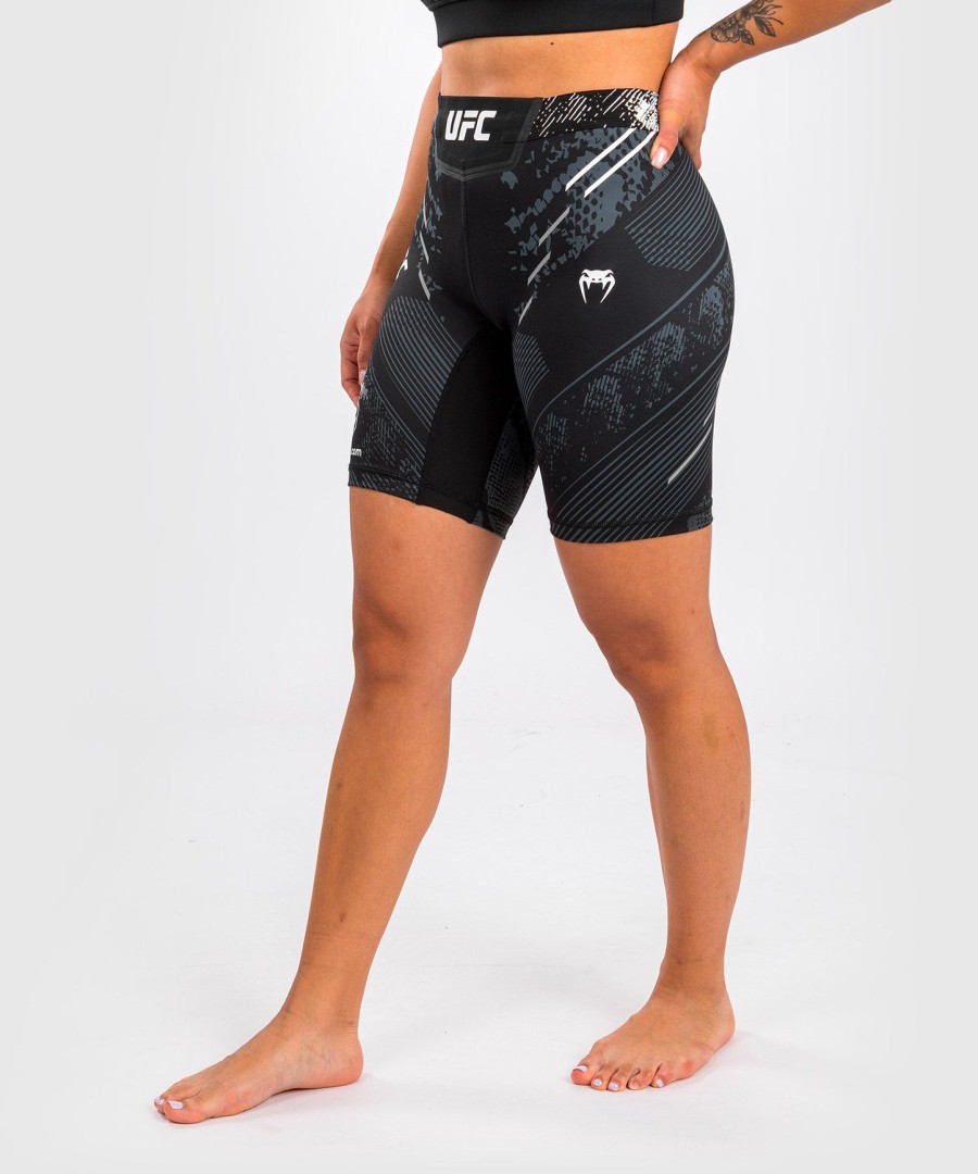 ufc adrenaline by venum authentic fight night dame vale tudo short - lang passform - svart