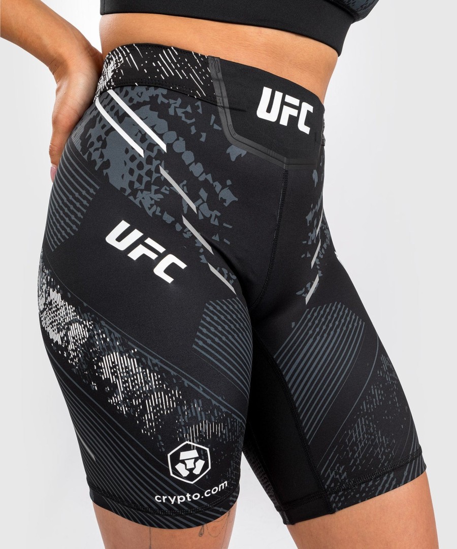 ufc adrenaline by venum authentic fight night dame vale tudo short - lang passform - svart