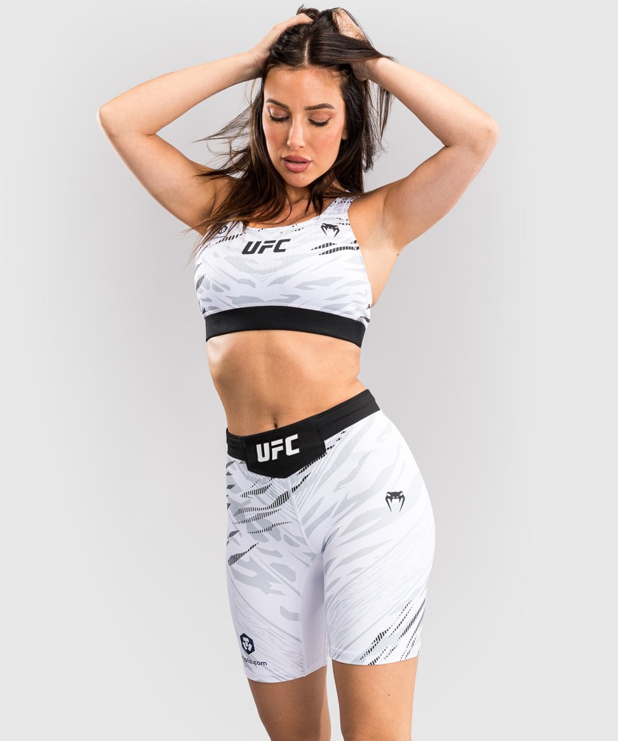 ufc fusion av venum authentic fight night dame vale tudo short - lang passform - hvit