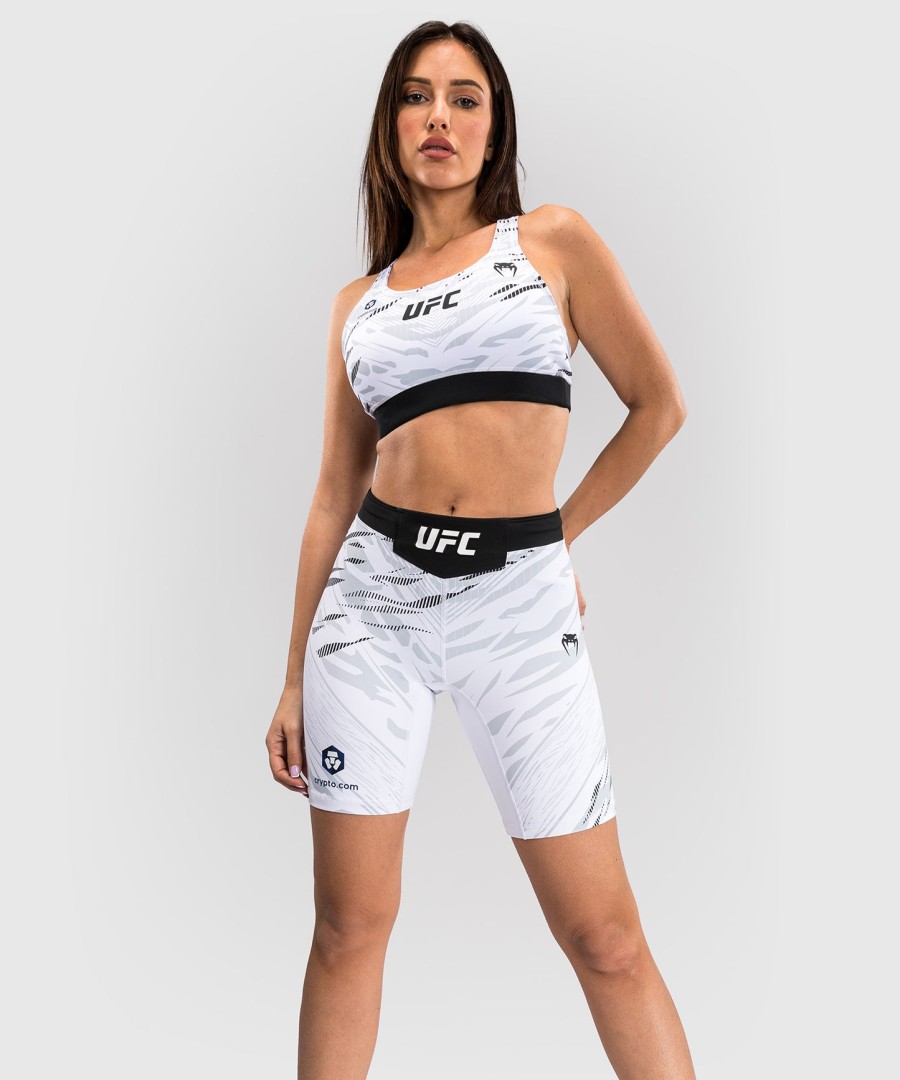 ufc fusion av venum authentic fight night dame vale tudo short - lang passform - hvit