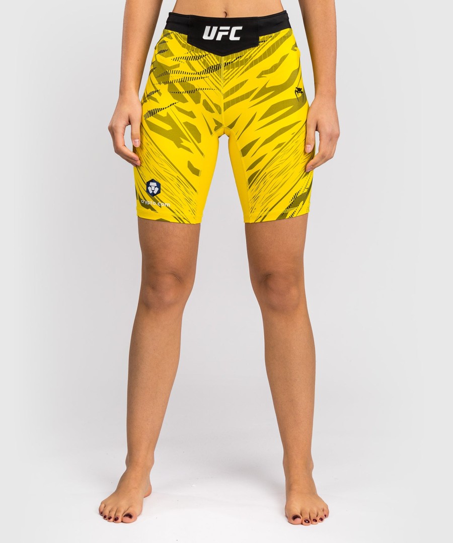 ufc fusion by venum authentic fight night dame vale tudo short - lang passform - gul