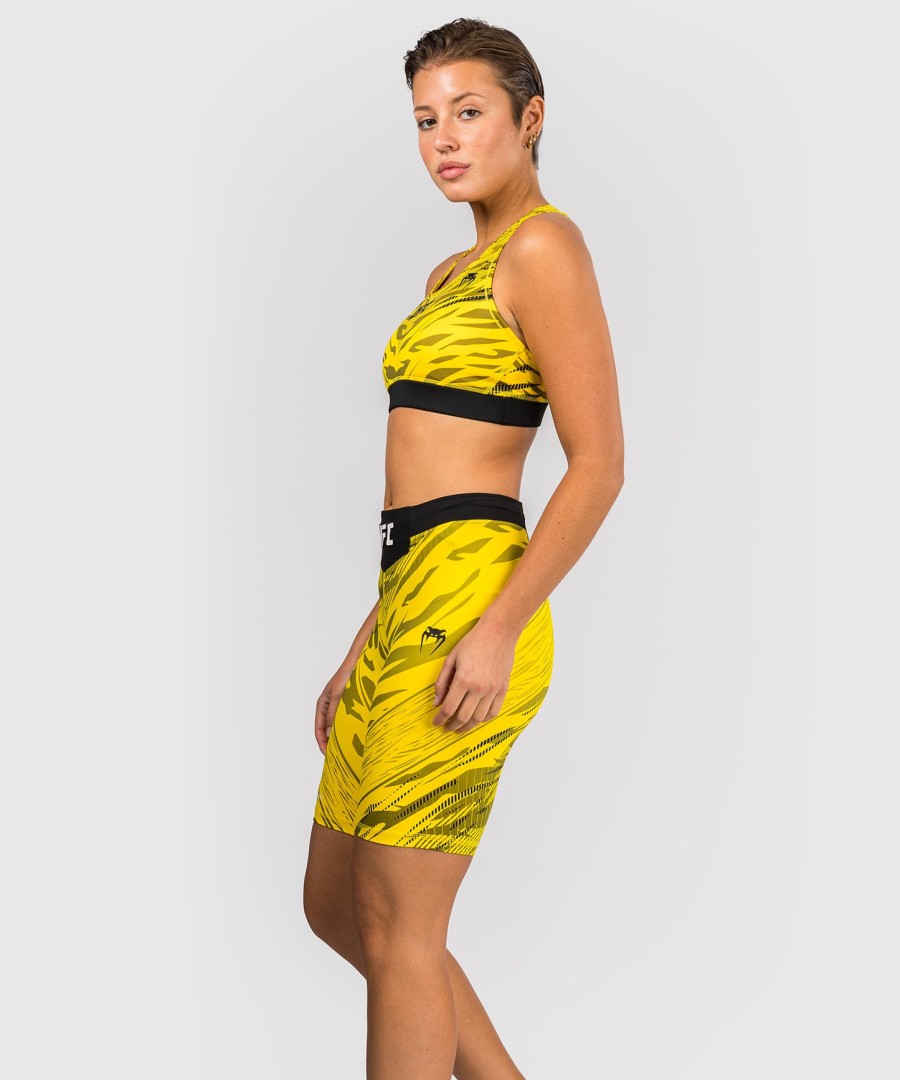 ufc fusion by venum authentic fight night dame vale tudo short - lang passform - gul