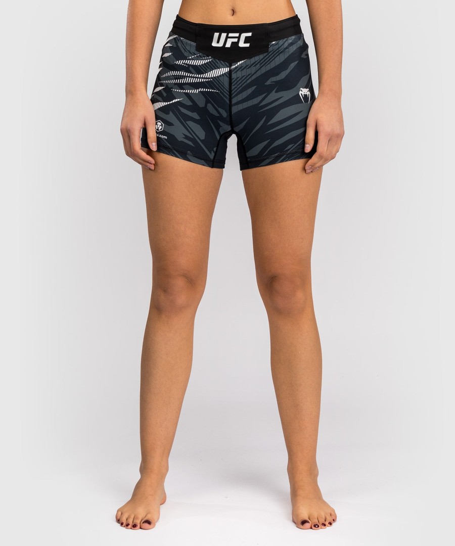 ufc fusion av venum authentic fight night dame vale tudo shorts - kort passform - svart