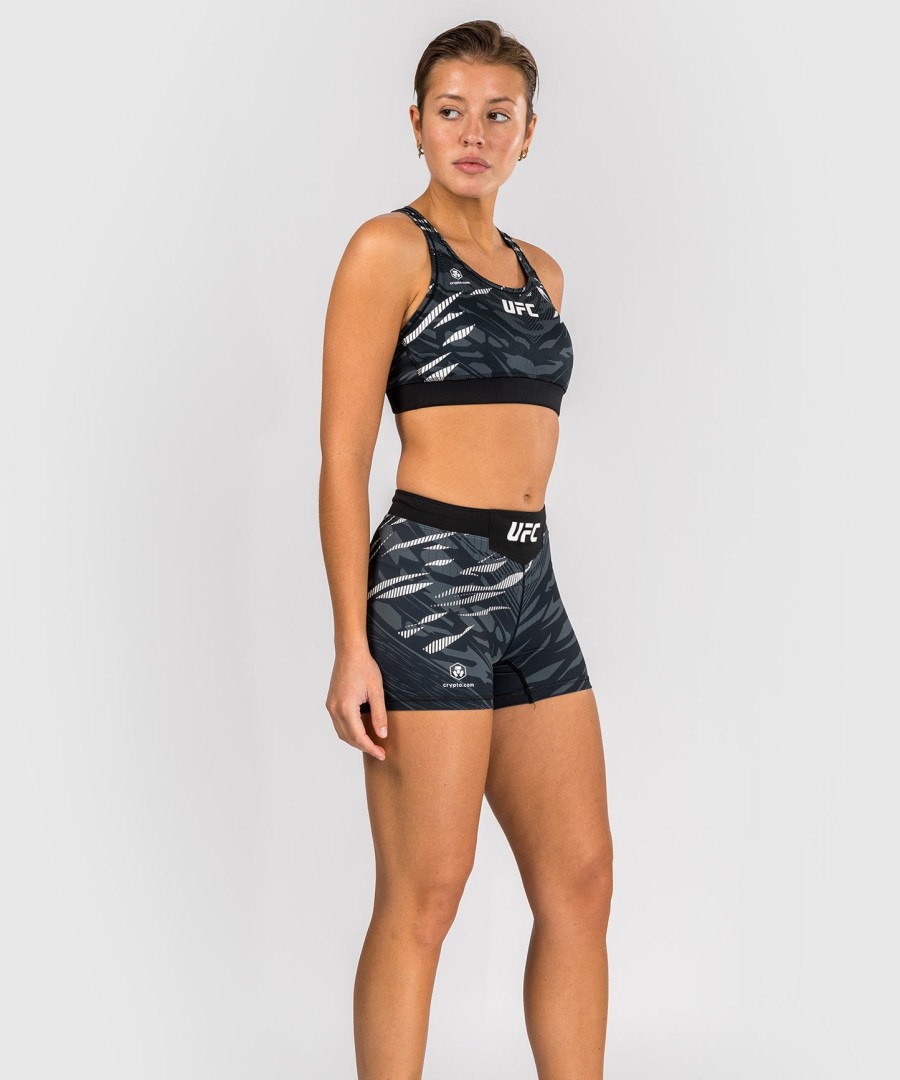 ufc fusion av venum authentic fight night dame vale tudo shorts - kort passform - svart