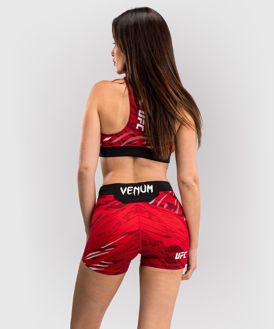 ufc fusion by venum authentic fight night dame vale tudo shorts - kort passform - rød