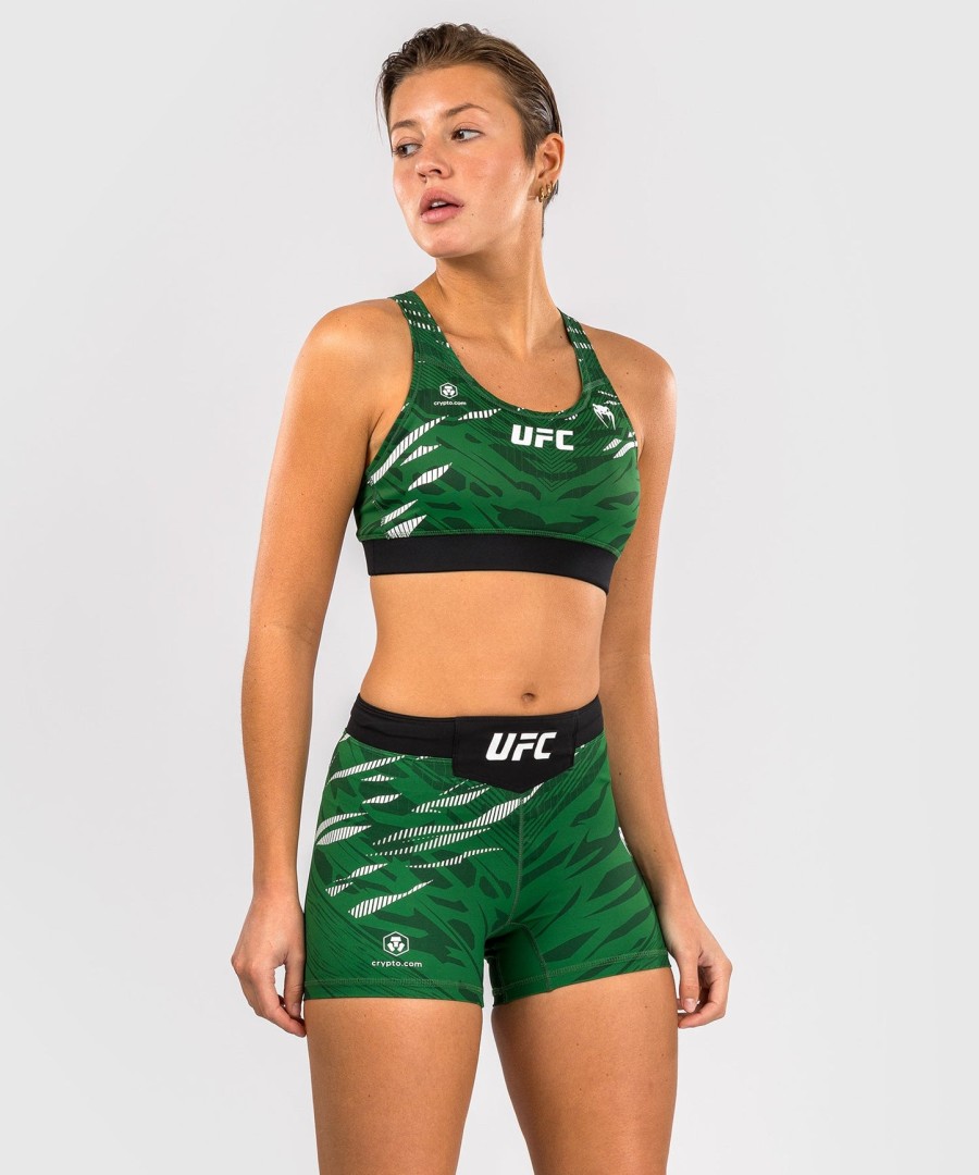 ufc fusion by venum authentic fight night dame vale tudo shorts - kort passform - grønn