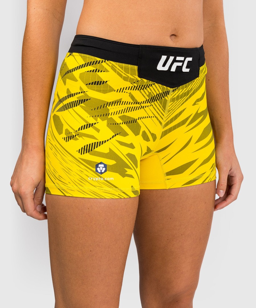 ufc fusion by venum authentic fight night dame vale tudo shorts - kort passform - gul
