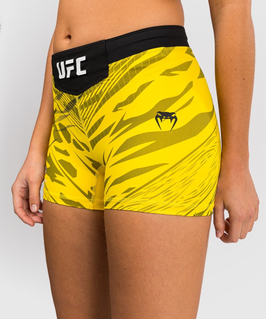 ufc fusion by venum authentic fight night dame vale tudo shorts - kort passform - gul