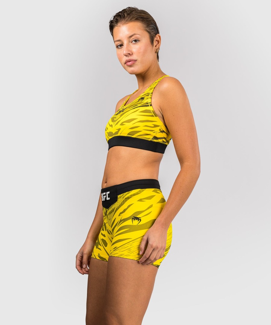 ufc fusion by venum authentic fight night dame vale tudo shorts - kort passform - gul