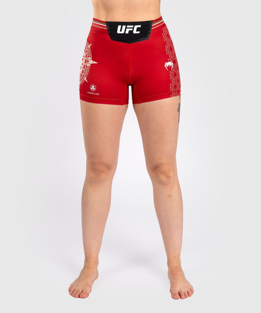 noche ufc by venum authentic fight night women vale tudo short - kort passform - rød