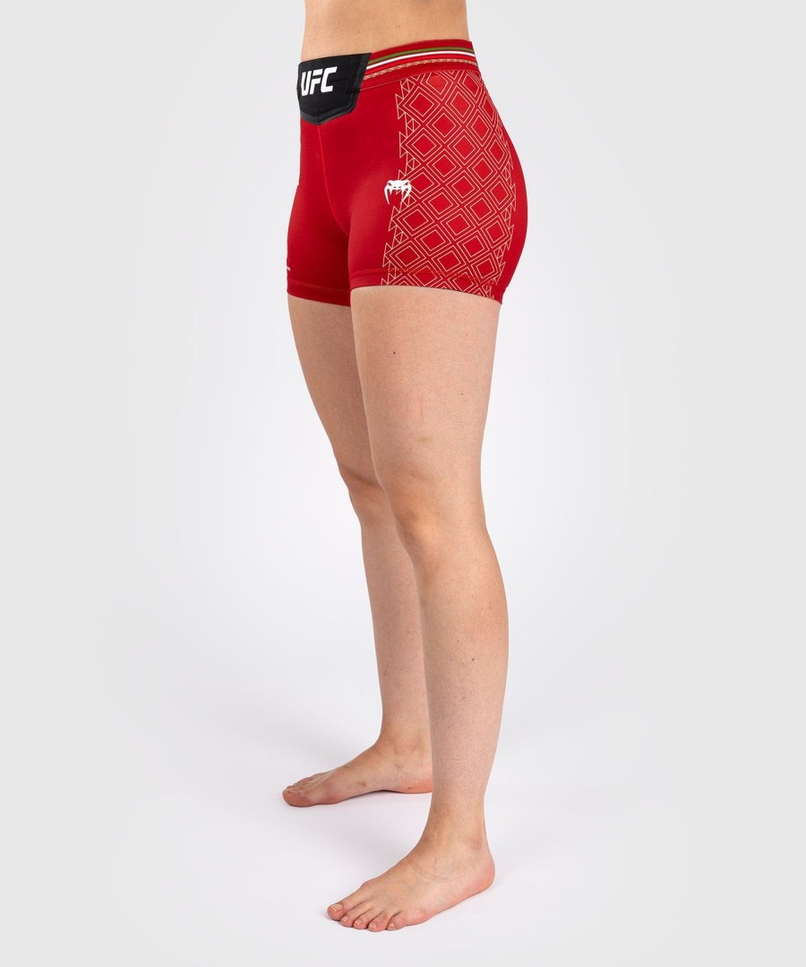 noche ufc by venum authentic fight night women vale tudo short - kort passform - rød