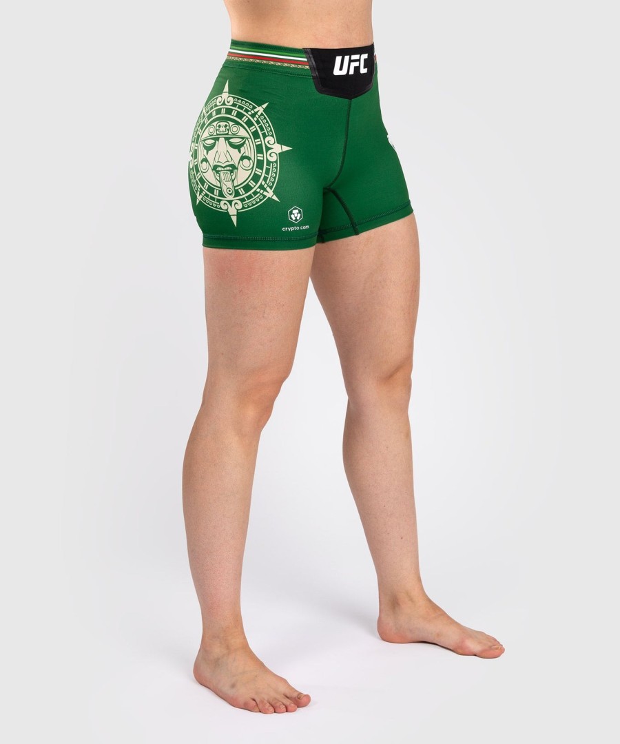 noche ufc by venum authentic fight night dame vale tudo shorts - kort passform - grønn