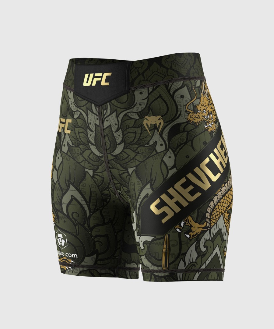 kvinner ufc uovertruffen av venum green valentina shevchenko vale tudo short