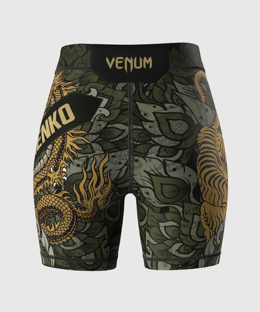kvinner ufc uovertruffen av venum green valentina shevchenko vale tudo short