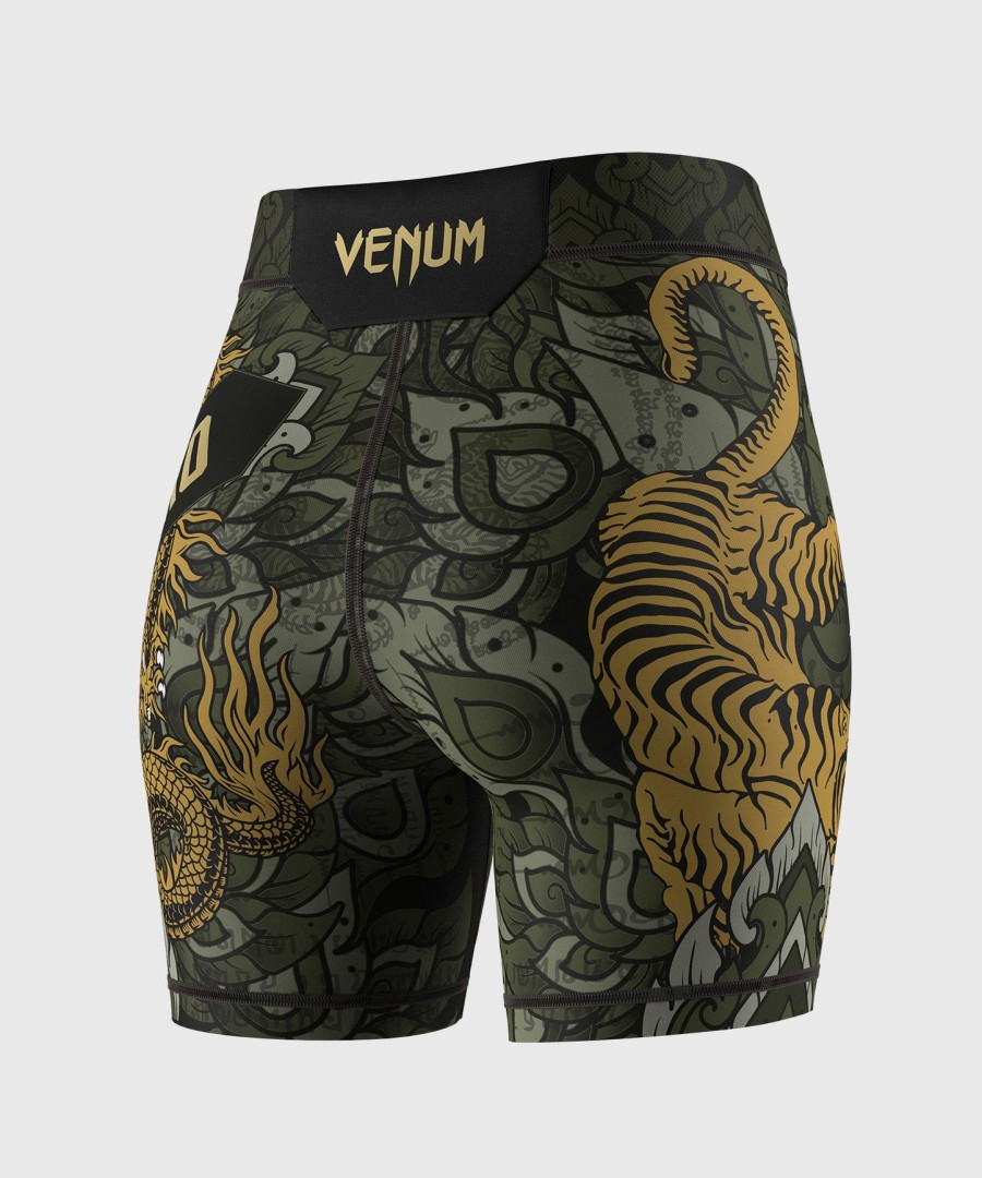 kvinner ufc uovertruffen av venum green valentina shevchenko vale tudo short