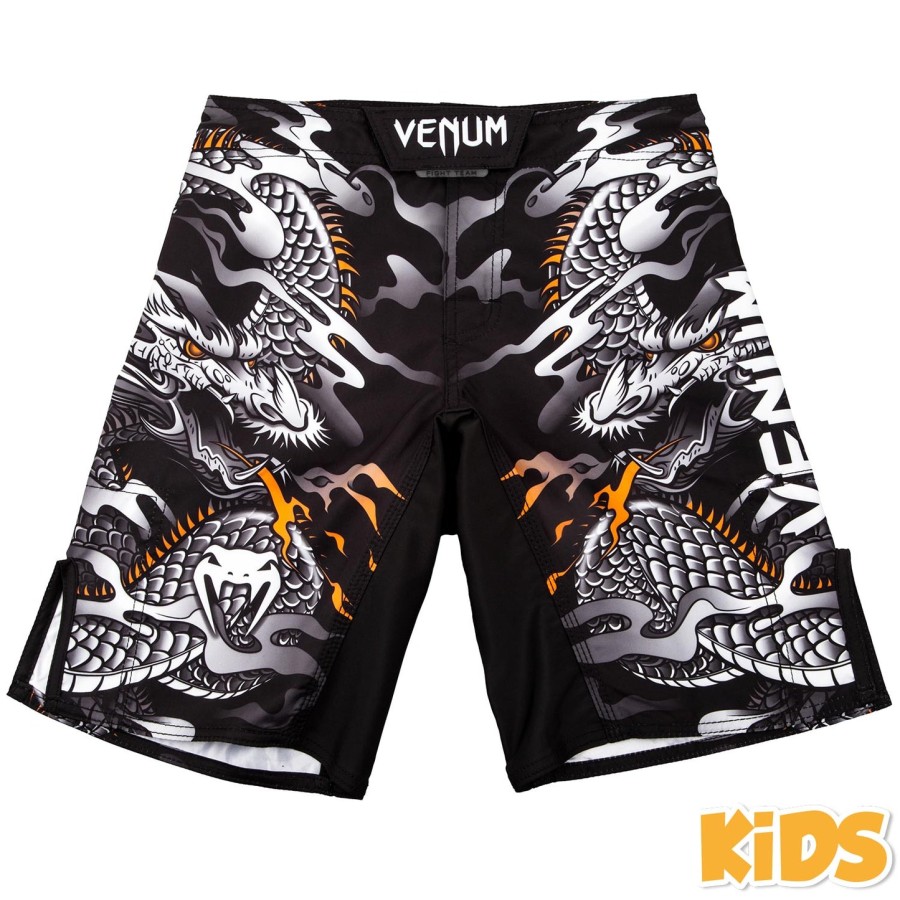 venum dragon flight barnekampshorts - svarthvit