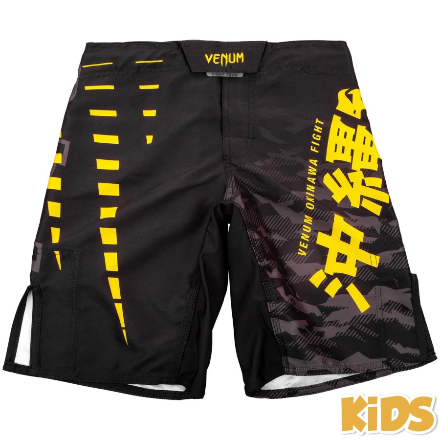 venum okinawa 2.0 kampshorts for barn - svartgul - eksklusiv