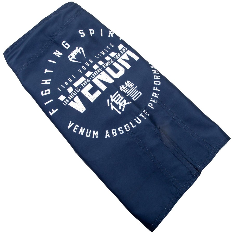venum signature kids fightshorts – marineblå