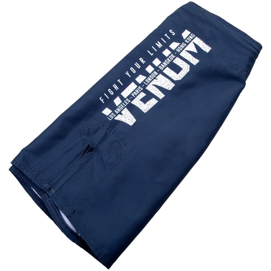 venum signature kids fightshorts – marineblå