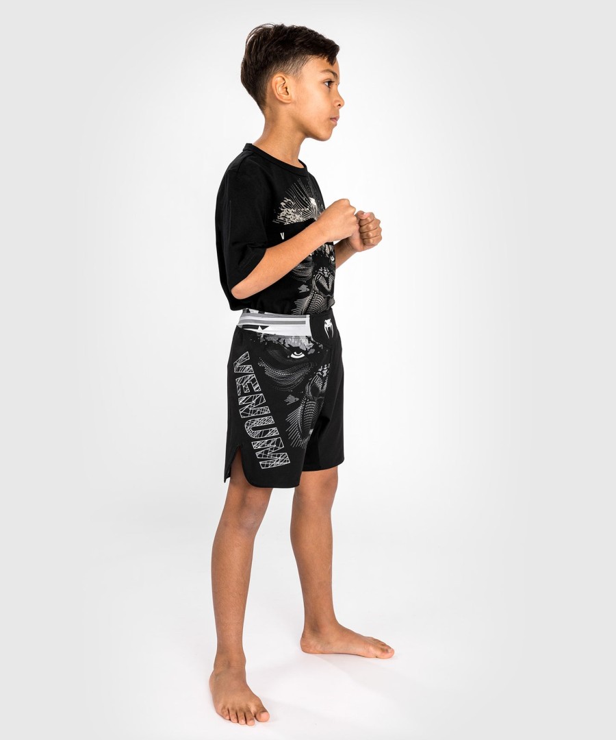 venum gorilla jungle barnekampshorts - svarthvit