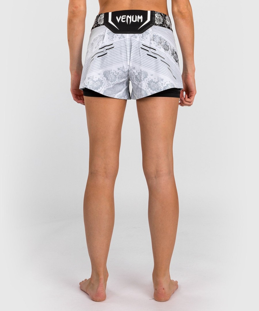 ufc adrenaline av venum authentic fight night dame kampshorts - hvit