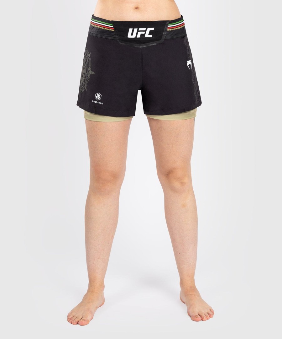 noche ufc by venum authentic fight night dame kampshorts - svart
