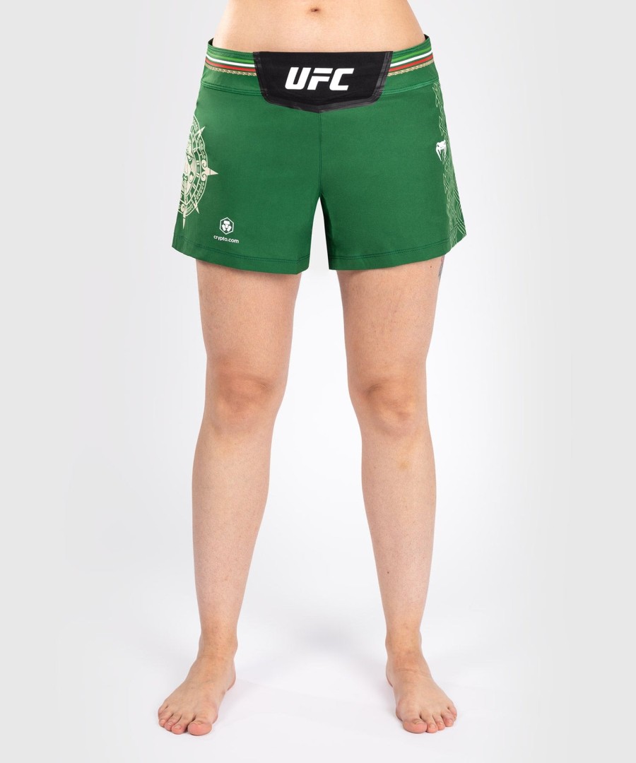 noche ufc by venum authentic fight night kvinners kampshorts - grønn