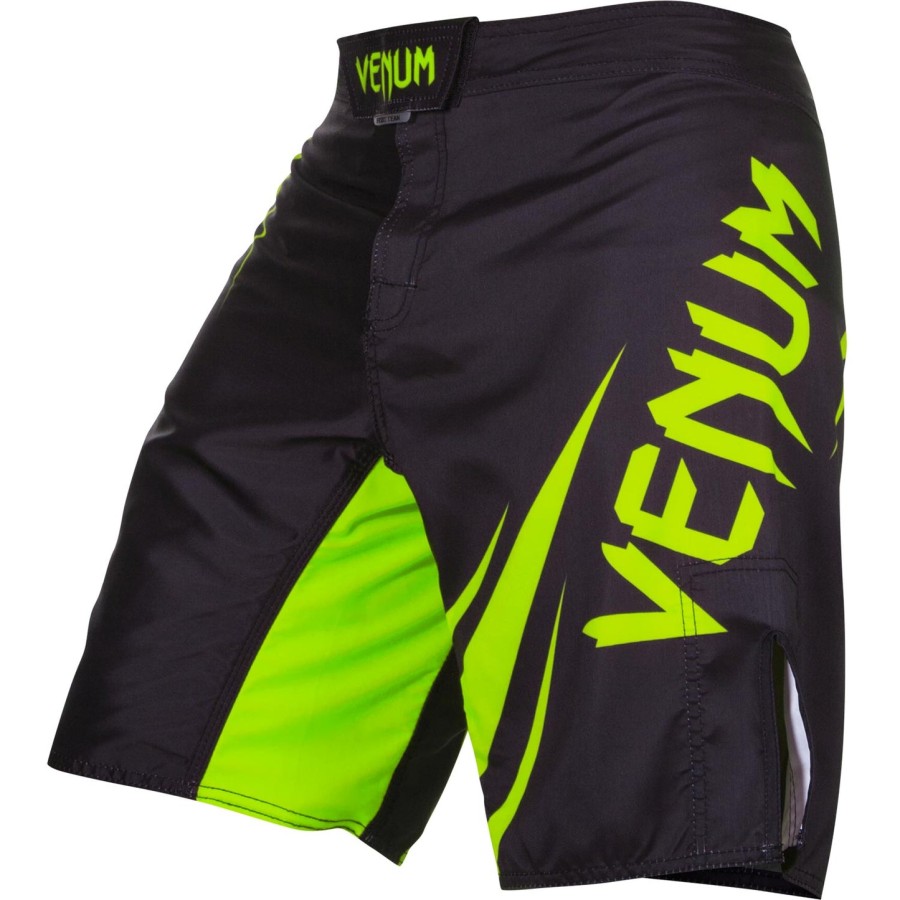 venum challenger kampshorts - svartneo gul