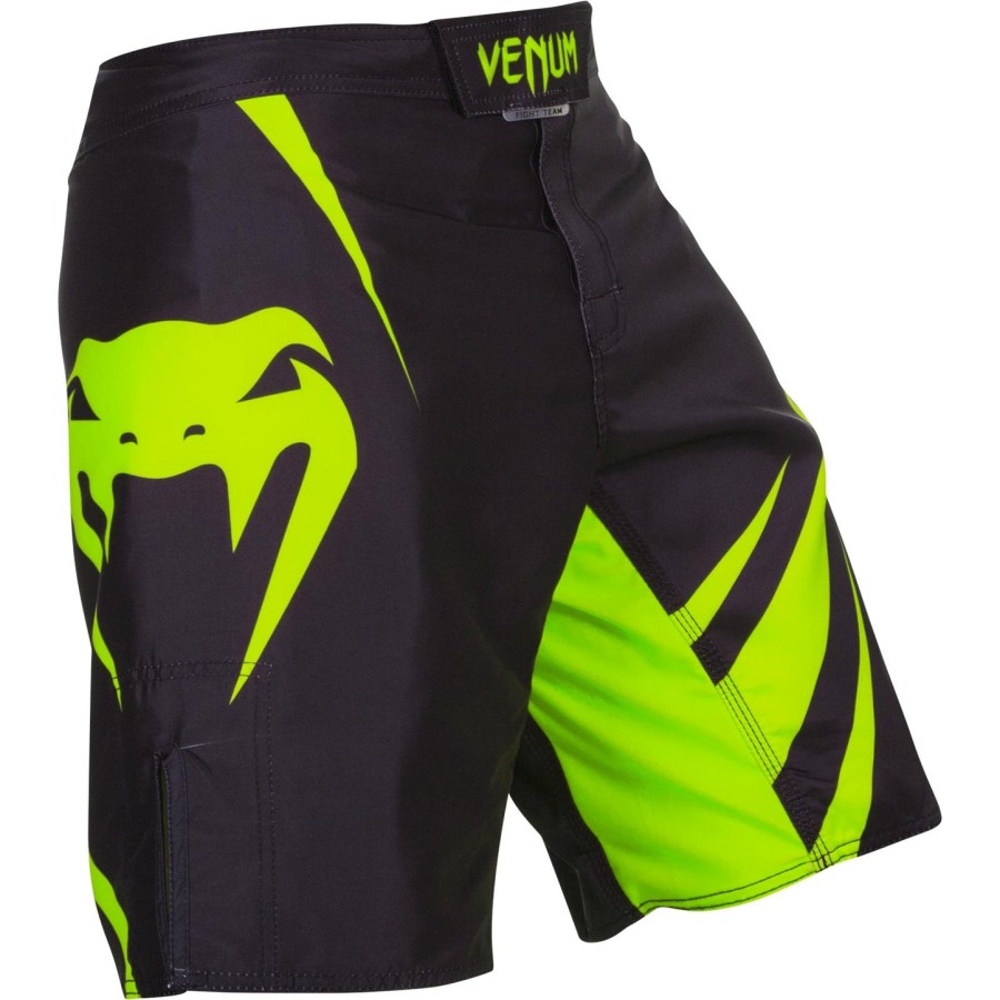 venum challenger kampshorts - svartneo gul