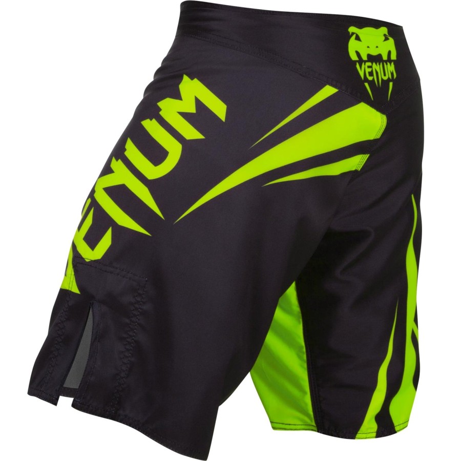 venum challenger kampshorts - svartneo gul