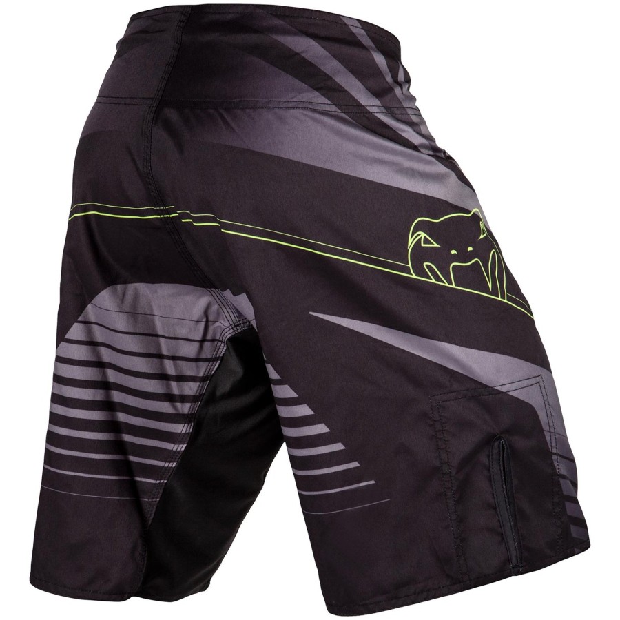 venum sharp 3.0 fightshorts - svartneo gul