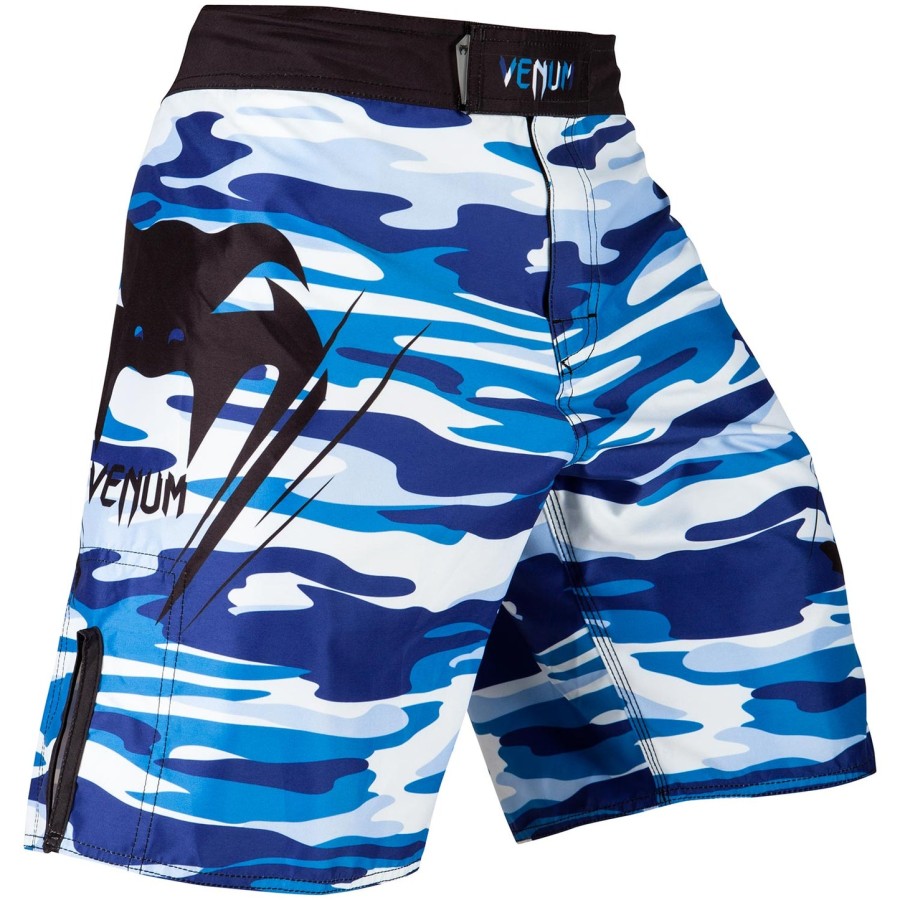 venum wave camo fightshorts – blå