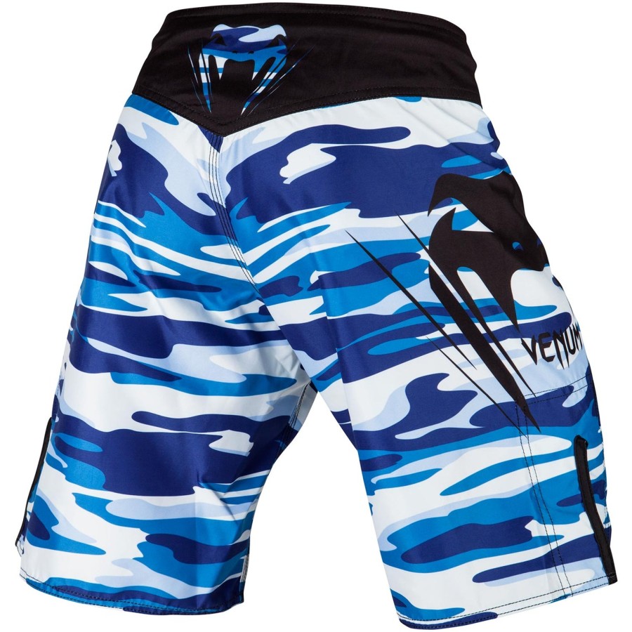 venum wave camo fightshorts – blå