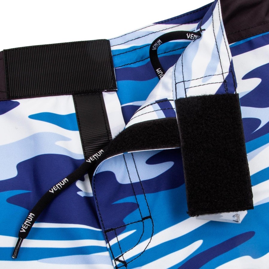 venum wave camo fightshorts – blå