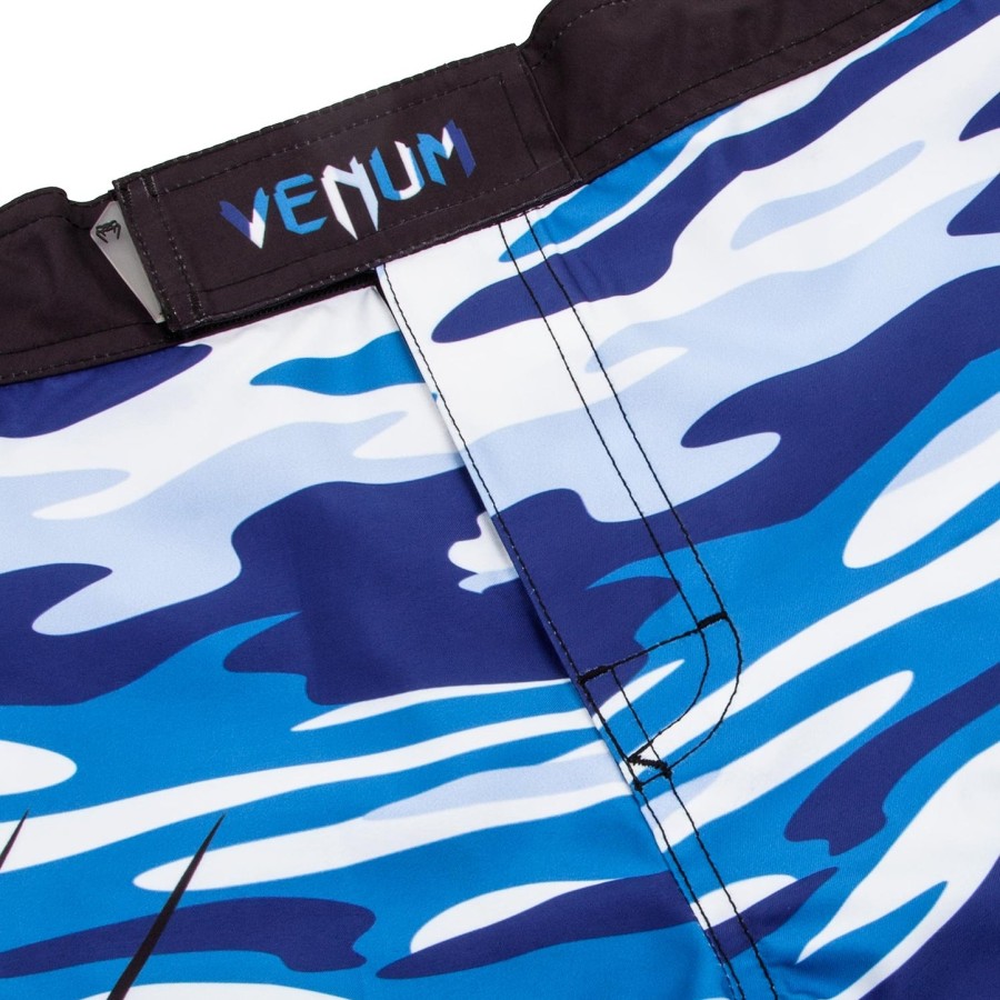 venum wave camo fightshorts – blå