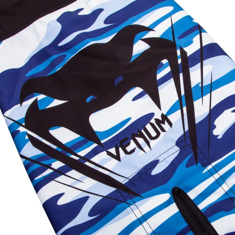 venum wave camo fightshorts – blå