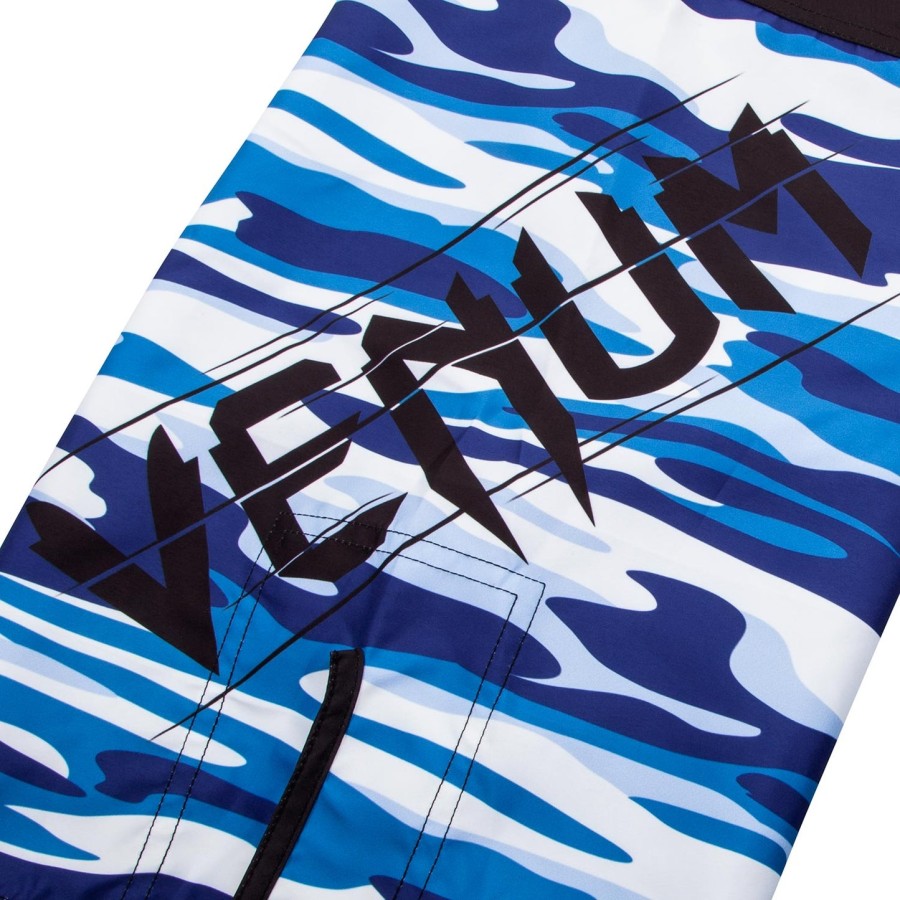 venum wave camo fightshorts – blå