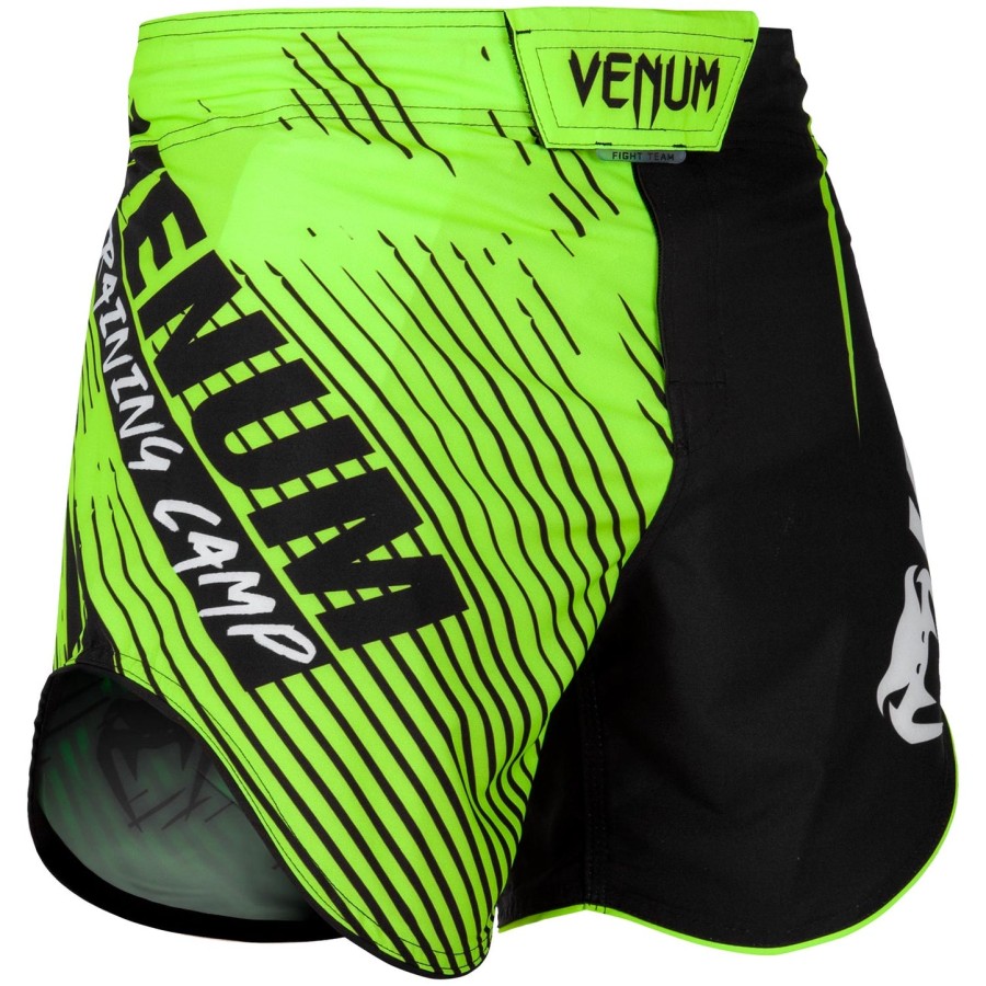 venum training camp 2.0 kampshorts - svartneo gul