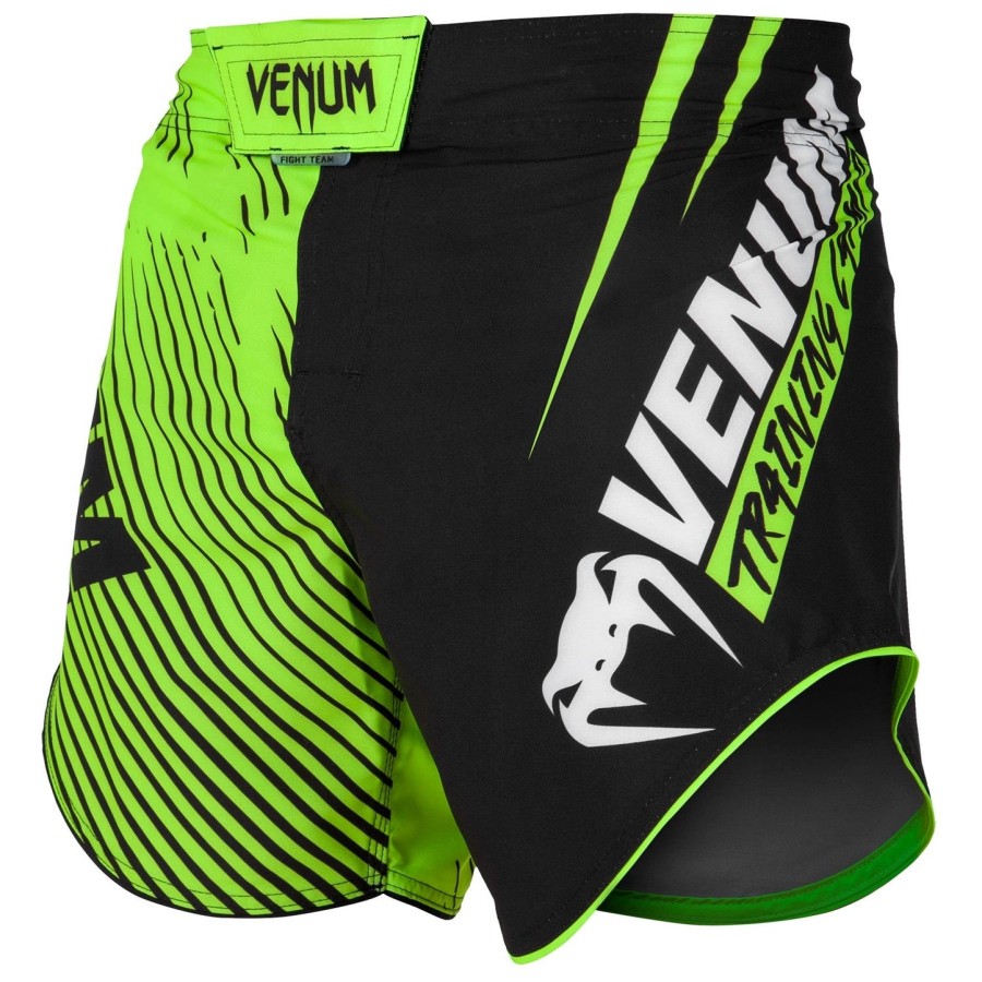 venum training camp 2.0 kampshorts - svartneo gul