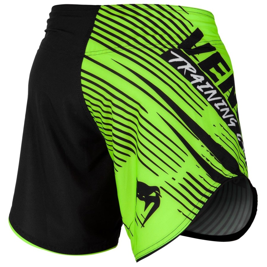 venum training camp 2.0 kampshorts - svartneo gul
