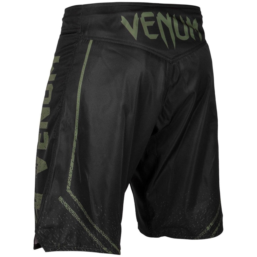 venum signature fightshorts - svartkhaki - eksklusiv