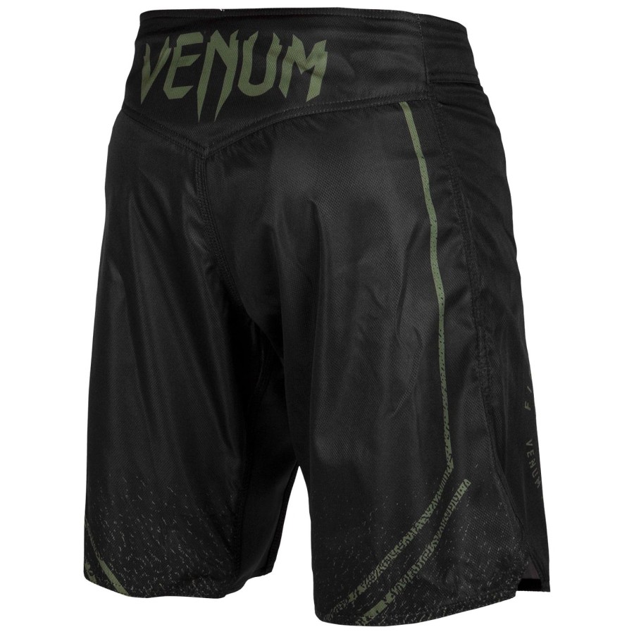 venum signature fightshorts - svartkhaki - eksklusiv